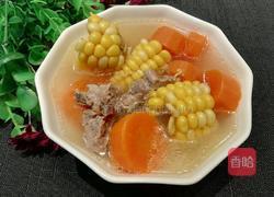 玉米胡萝卜汤的做法图解7