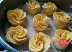 南瓜玫瑰卷的做法图解10