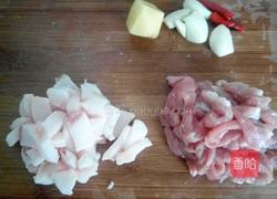 缸豆烧肉的做法图解3