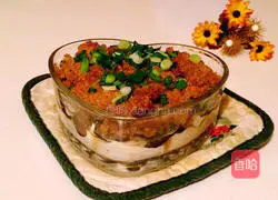 Illustration of how to make steamed pork with tofu powder 8