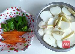 慈菇炒肉片的做法图解2