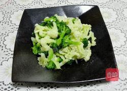 凉拌双花的做法图解3