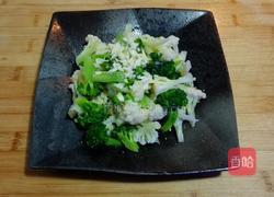 凉拌双花的做法图解2