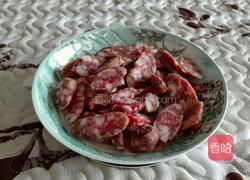 香腸炒花菜的做法圖解3
