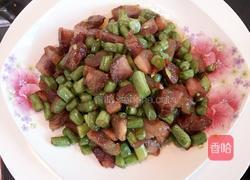 豆角炒腊肉的做法图解7