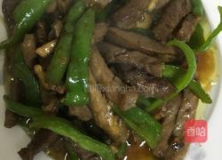 尖椒牛肉的做法图解3