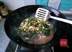 雪里蕻炒豆腐的做法图解8