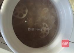 板栗莲藕羹的做法图解5