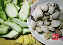 白贝丝瓜汤的做法图解1