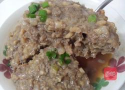 鱿鱼蒸肉饼的做法图解12