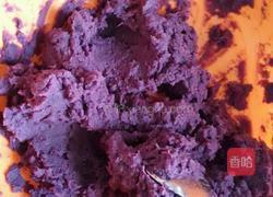 草莓椰蓉紫薯球的做法图解3