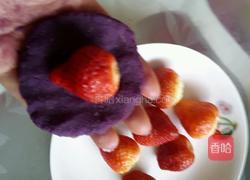 草莓椰蓉紫薯球的做法图解4