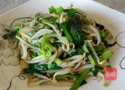 豆芽炒韭菜的做法图解4