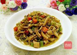 酸豆角炒鸭肠的做法图解14