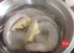 咸菜炒粉肠的做法图解4