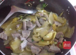 咸菜炒粉肠的做法图解11