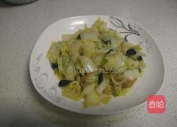 白菜炒油面筋的做法图解9