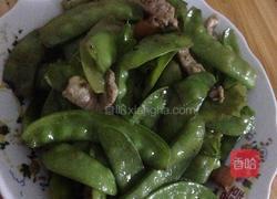荷兰豆炒肉片的做法图解4