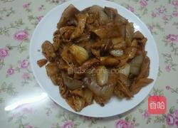 洋葱炒大肠的做法图解5