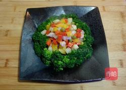 西兰花炒五丁的做法图解8