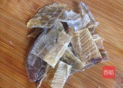 芥蓝炒鱼干的做法图解3