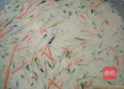黄瓜胡萝卜鸡蛋饼的做法图解4