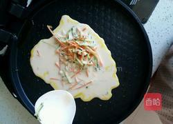 黄瓜胡萝卜鸡蛋饼的做法图解6
