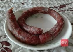青红椒炒香肠的做法图解3