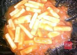 番茄炒年糕的做法图解5