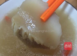 野生大花菇煲排骨汤的做法图解6