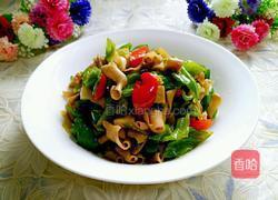 青椒炒鸭肠的做法图解15