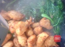 菠菜烧丸子的做法图解4