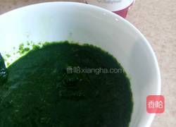 菠菜蜜豆海绵蛋糕的做法图解5