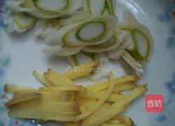 肉片松蛾炖山药的做法图解4