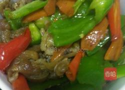 炒羊杂的做法图解10