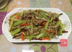 西芹猪柳的做法图解8