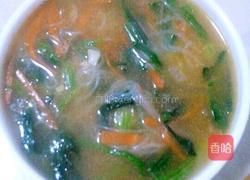 菠菜粉丝汤的做法图解3