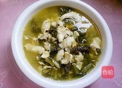 家常酸菜鲈鱼的做法图解14