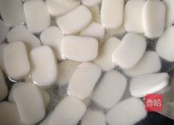雪菜炒年糕的做法图解3