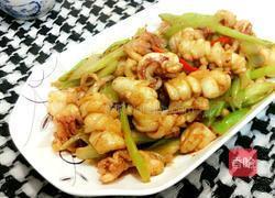 鱿鱼爆炒西芹的做法图解14