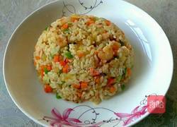 五彩虾仁炒饭的做法图解8
