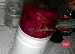 火龙果皮汤圆的做法图解2