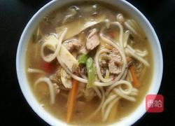 冬笋雪菜肉丝面的做法图解6