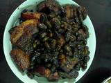 毛豆烧肉