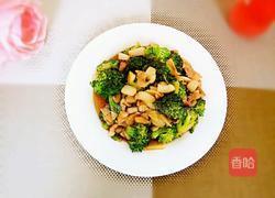 耗油肉丁西兰花的做法图解7