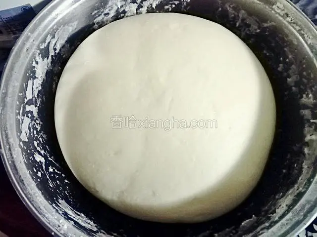 发酵好的面，两倍大，发好多面拉开会有蜂窝形状的。