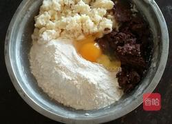 红豆豆渣饼的做法图解2