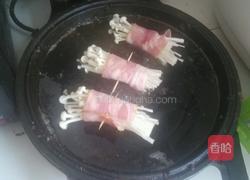 培根金针菇卷的做法图解7