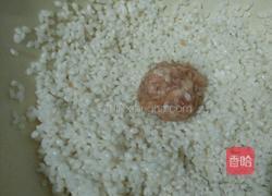 珍珠糯米丸子的做法图解3