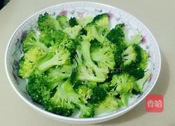 肉末淋西兰花的做法图解4